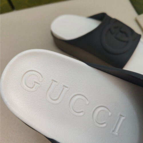 High Quality Luxury Gucci Ice Cream Platform Slippers – Style 42035 product detail