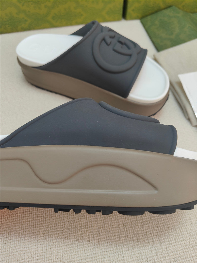 High Quality Luxury Gucci Ice Cream Platform Slippers – Style 42035 product detail