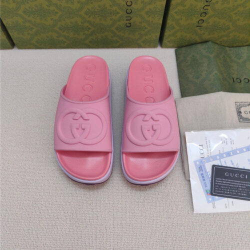 High Quality Luxury Gucci Ice Cream Platform Slippers – Style 09267 product detail