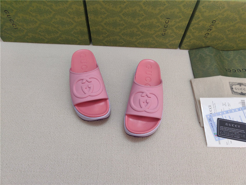 High Quality Luxury Gucci Ice Cream Platform Slippers – Style 09267 product detail
