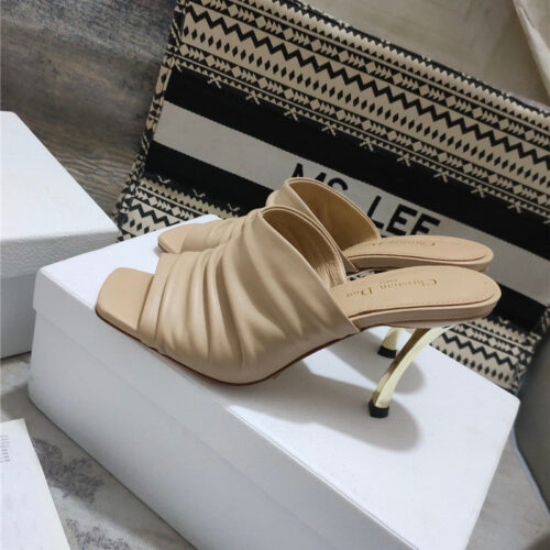 High Quality Luxury Dior Leather High Heel Sandals – Style 63430 alternate view