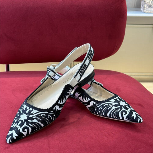 High Quality Luxury Dior Seiko Embroidered Upper Shoes – Style 33382 alternate view