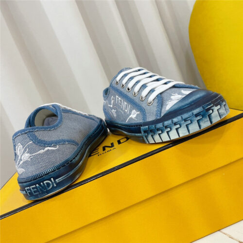 High Quality Luxury Fendi Domino Latest Color Matching Canvas Shoes product detail
