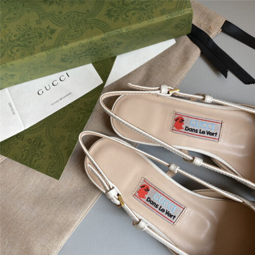 High Quality Luxury Gucci New Bunny Ear Bowknot Ballet Shoes product detail