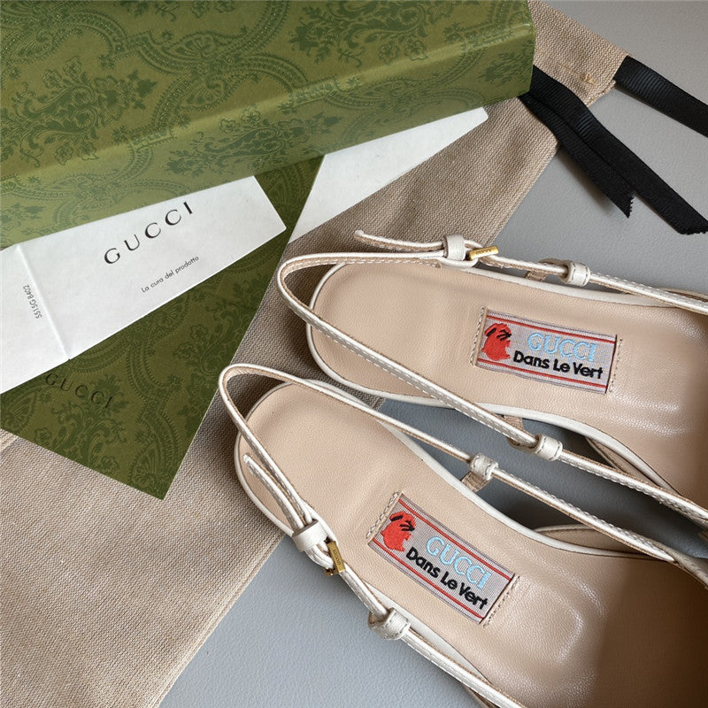 High Quality Luxury Gucci New Bunny Ear Bowknot Ballet Shoes product detail