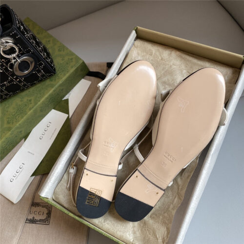 High Quality Luxury Gucci New Bunny Ear Bowknot Ballet Shoes product detail