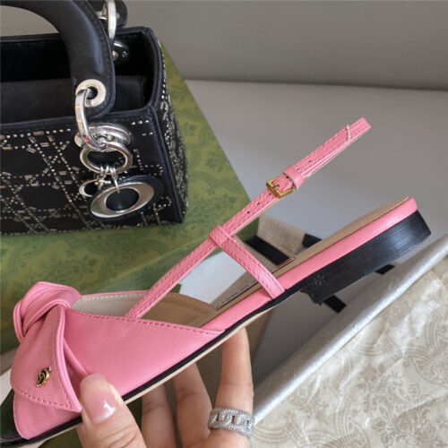 High Quality Luxury Gucci New Bunny Ear Bowknot Ballet Shoes – Style 35731 product detail