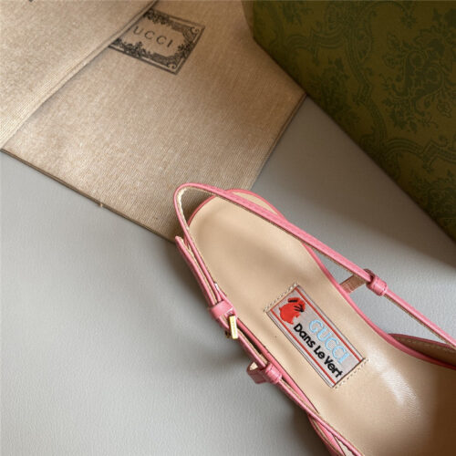 High Quality Luxury Gucci New Bunny Ear Bowknot Ballet Shoes – Style 35731 product detail