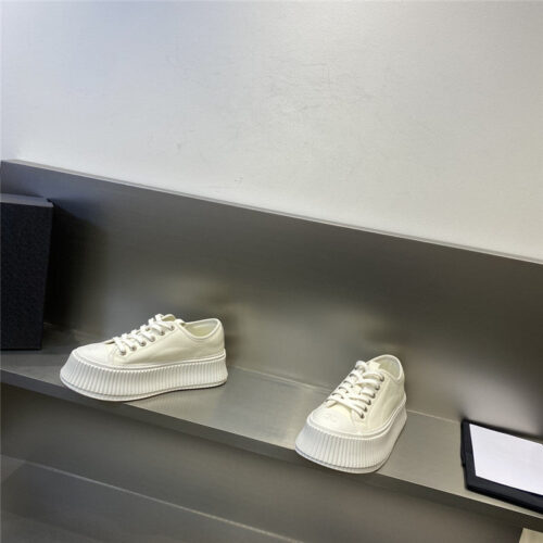 High Quality Luxury Chanel Latest Full Leather Platform Biscuit Shoes – Style 34822 product detail