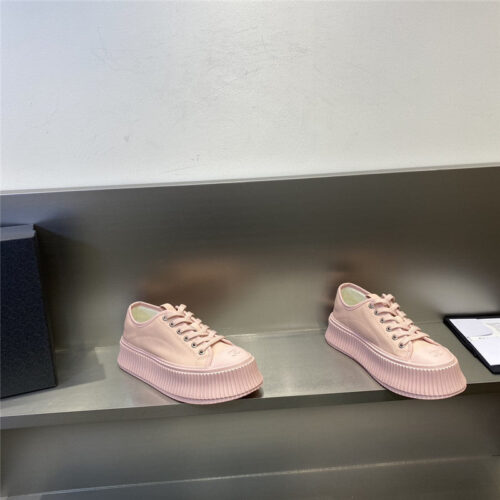 High Quality Luxury Chanel Latest Full Leather Platform Biscuit Shoes
