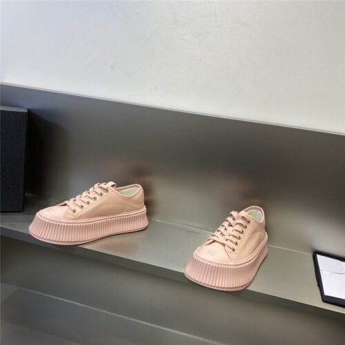 High Quality Luxury Chanel Latest Full Leather Platform Biscuit Shoes product detail