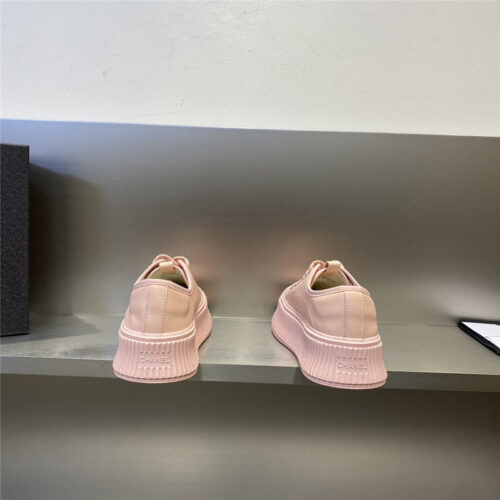 High Quality Luxury Chanel Latest Full Leather Platform Biscuit Shoes product detail