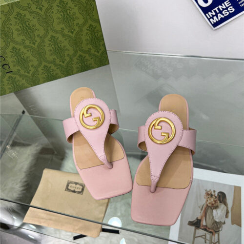 High Quality Luxury Gucci Flat Heel Slippers product detail