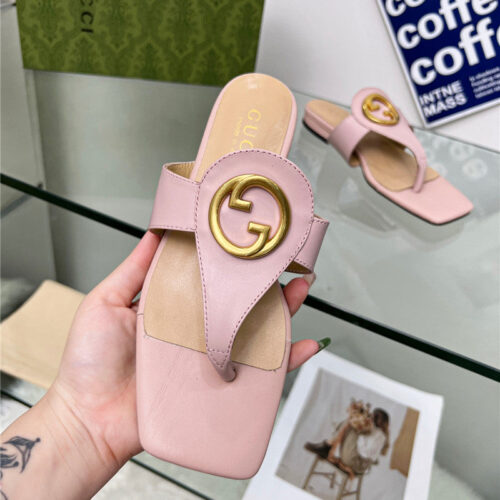 High Quality Luxury Gucci Flat Heel Slippers product detail