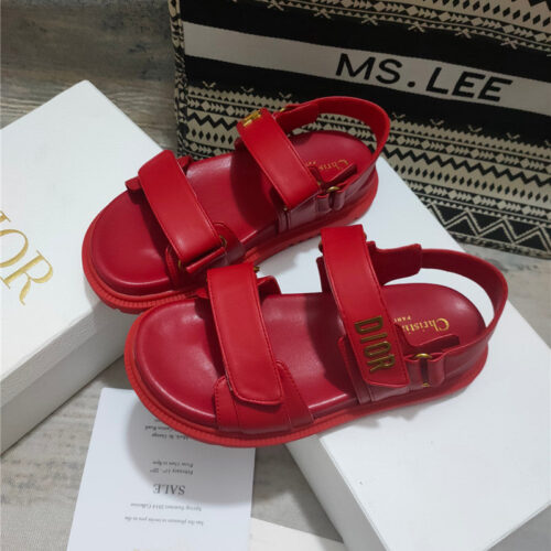 High Quality Luxury Dior Mizza Pattern Dioract Sandals – Style 50150