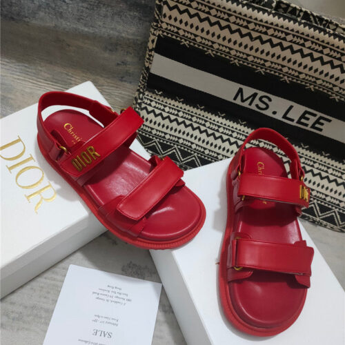 High Quality Luxury Dior Mizza Pattern Dioract Sandals – Style 50150 product detail