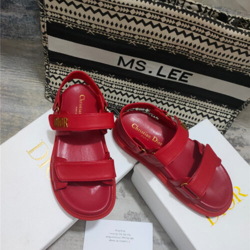 High Quality Luxury Dior Mizza Pattern Dioract Sandals – Style 50150 product detail