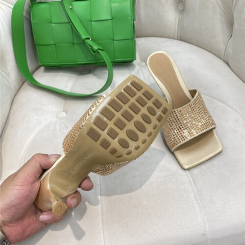High Quality Luxury Bottega Veneta New Square Diamond Slippers product detail