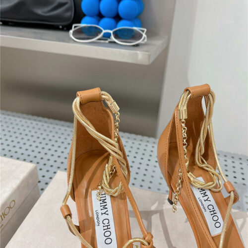 High Quality Luxury Jimmy Choo Simple Temperament Sandals – Style 26807 product detail
