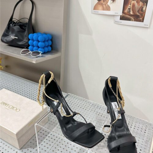 High Quality Luxury Jimmy Choo Simple Temperament Sandals – Style 49399 alternate view