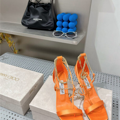High Quality Luxury Jimmy Choo Simple Temperament Sandals – Style 08151 alternate view