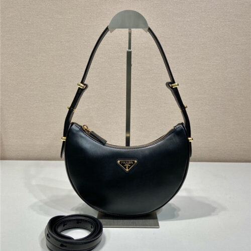 High Quality Luxury Prada Moon Leather Shoulder Bag