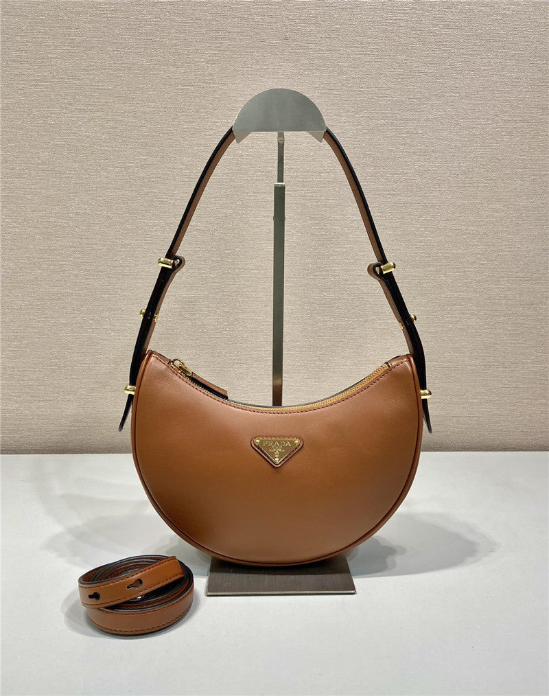 High Quality Luxury Prada Moon Leather Shoulder Bag – Style 26918