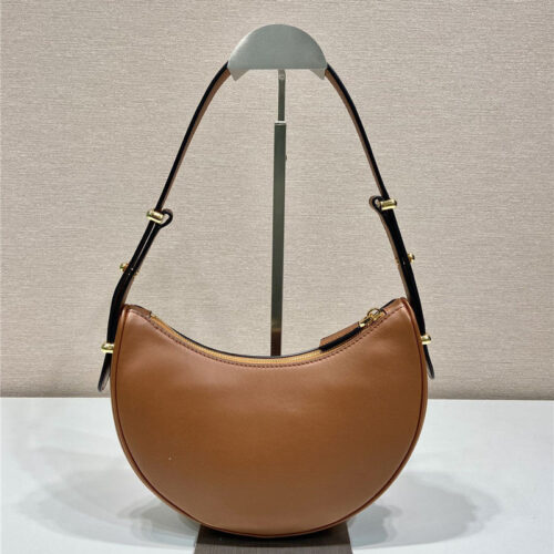 High Quality Luxury Prada Moon Leather Shoulder Bag – Style 26918 alternate view