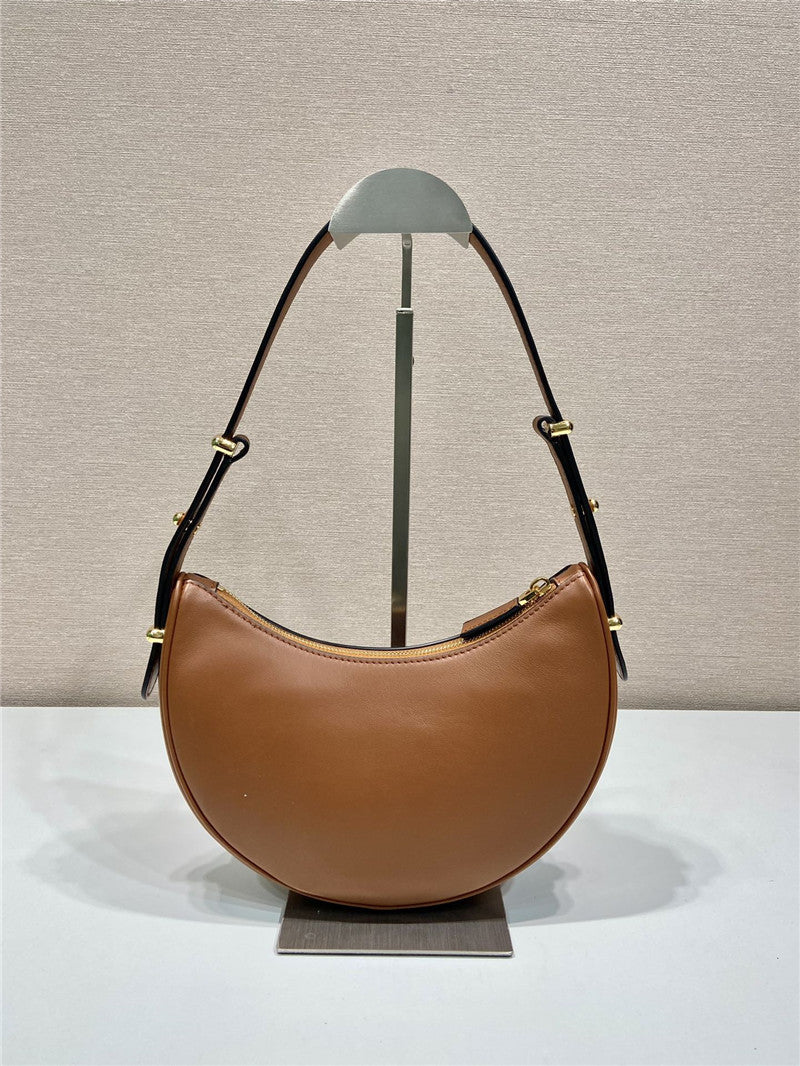 High Quality Luxury Prada Moon Leather Shoulder Bag – Style 26918 product detail