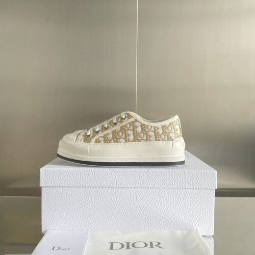 High Quality Luxury Dior Couple Platform Canvas Shoes – Style 76038 alternate view