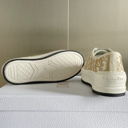High Quality Luxury Dior Couple Platform Canvas Shoes – Style 76038 product detail