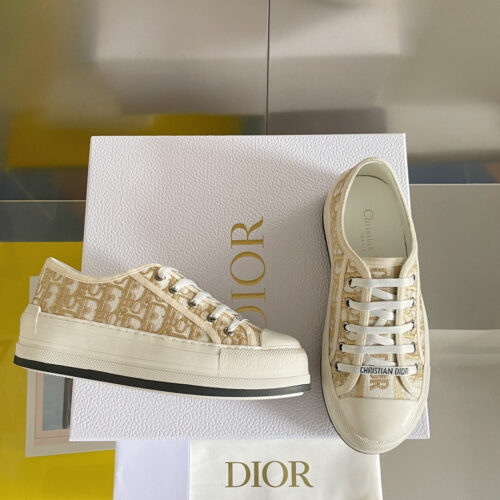 High Quality Luxury Dior Couple Platform Canvas Shoes – Style 76038 product detail