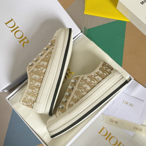 High Quality Luxury Dior Couple Platform Canvas Shoes – Style 76038 product detail