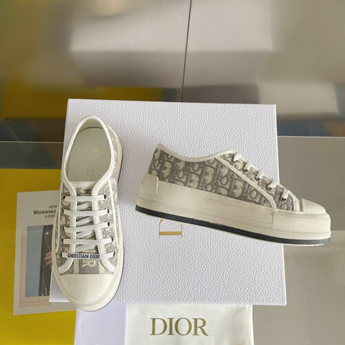High Quality Luxury Dior Couple Platform Canvas Shoes – Style 98630 product detail