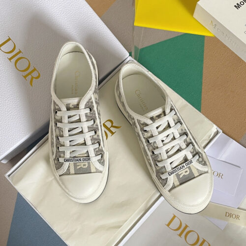 High Quality Luxury Dior Couple Platform Canvas Shoes – Style 98630