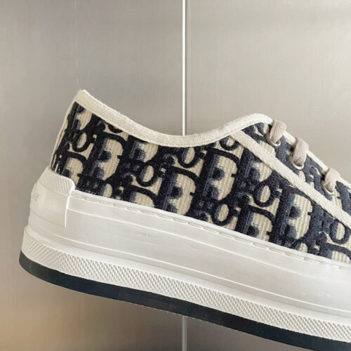 High Quality Luxury Dior Couple Platform Canvas Shoes product detail