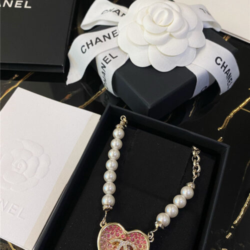 High Quality Luxury Chanel Handmade Diamond Necklace