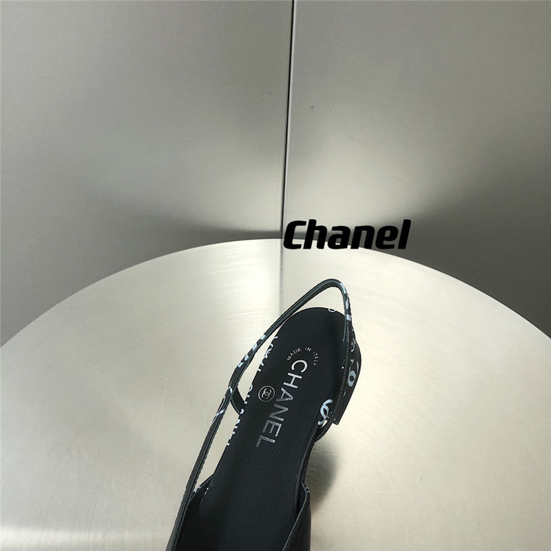 High Quality Luxury Chanel Slingback Single Shoes – Style 37318 product detail
