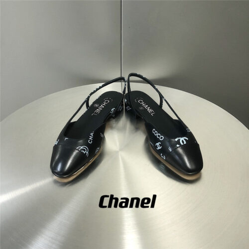 High Quality Luxury Chanel Slingback Single Shoes – Style 37318 alternate view