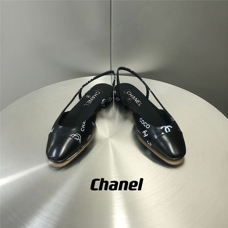 High Quality Luxury Chanel Slingback Single Shoes – Style 37318 product detail