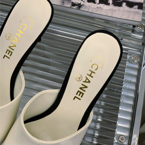 High Quality Luxury Chanel Pointed Toe Stiletto Mules – Style 61446 product detail