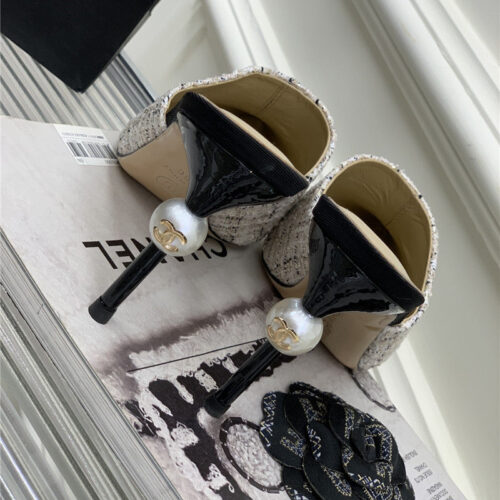 High Quality Luxury Chanel Pointed Toe Stiletto Mules – Style 21894 product detail