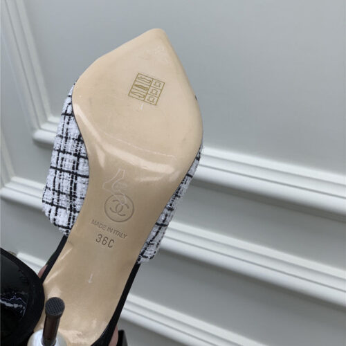 High Quality Luxury Chanel Pointed Toe Stiletto Mules product detail