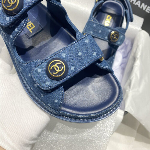 High Quality Luxury Chanel New Velcro Sandals – Style 88838 product detail