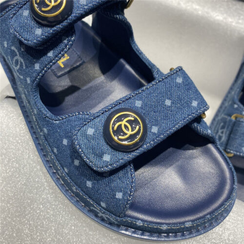 High Quality Luxury Chanel New Velcro Sandals – Style 88838 product detail