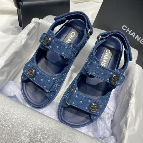 High Quality Luxury Chanel New Velcro Sandals – Style 88838