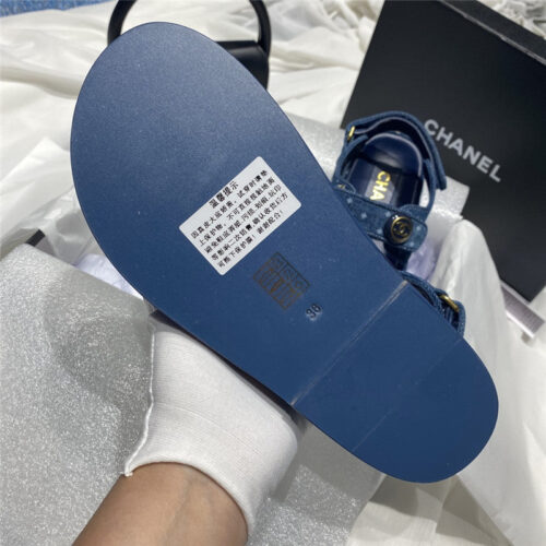 High Quality Luxury Chanel New Velcro Sandals – Style 88838 product detail