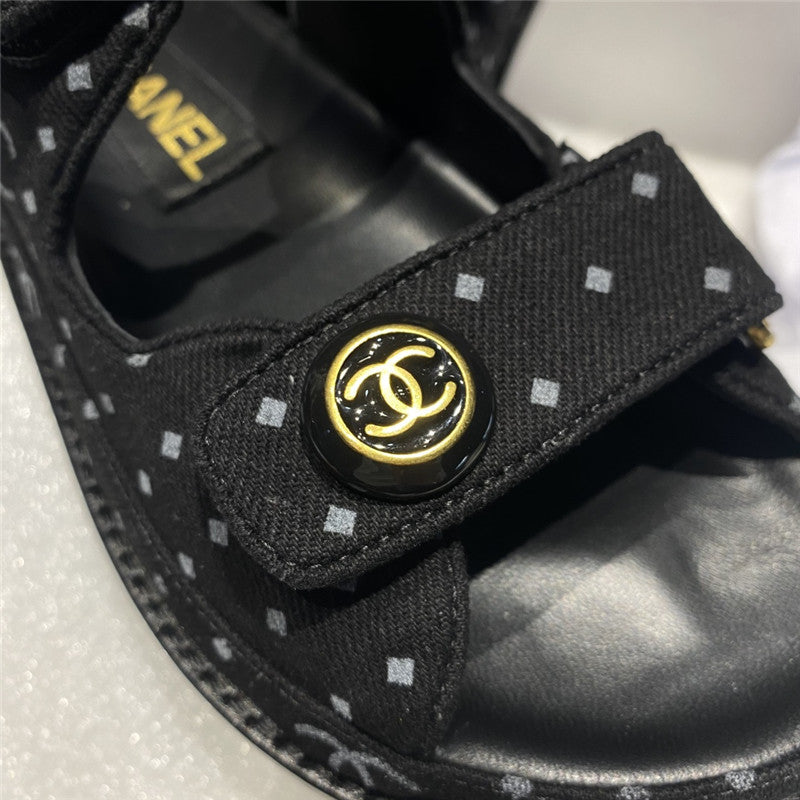 High Quality Luxury Chanel New Velcro Sandals – Style 87142 product detail