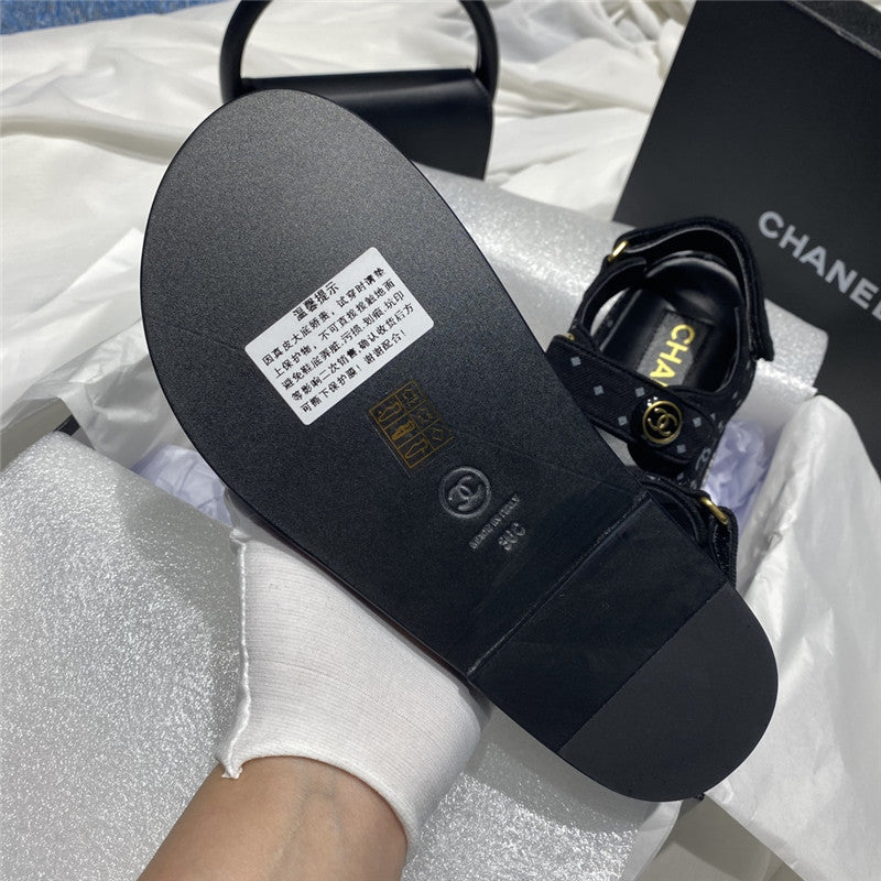 High Quality Luxury Chanel New Velcro Sandals – Style 87142 product detail