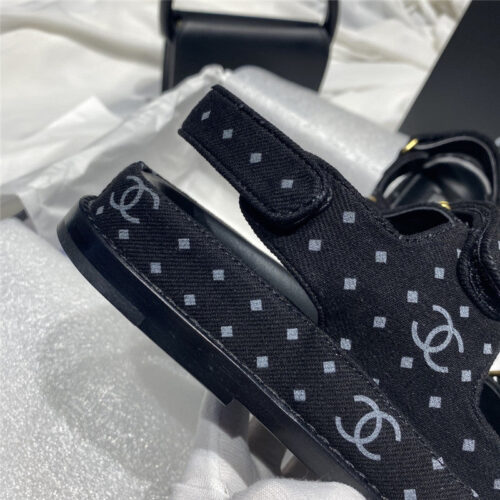 High Quality Luxury Chanel New Velcro Sandals – Style 87142 product detail